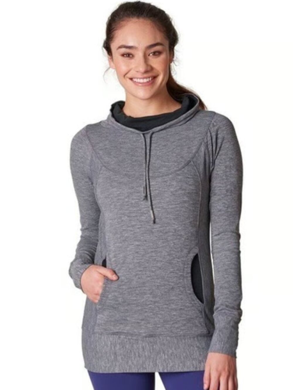 XS Prana Women's Ember Cowl Neck Long Sleeve